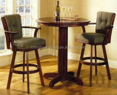 China HDBF026 Hotel Bar Furniture Solid Wood Hotel Bar Stools for sale