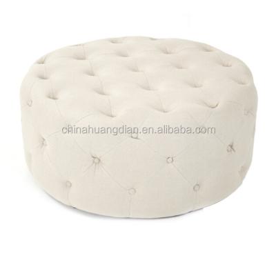 China stool home & Ottoman Fabric Round Puff Stool For Living Room HDOT189 for sale