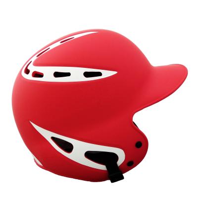 China Stylish High Quality Outdoor Activity Shiny Two Color And Water Decal Baseball Wadding Helmet NOCSAE Standard Safety Helmet for sale