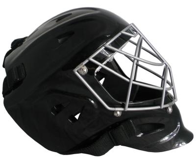 China ABS+Carbon Steel Cat-eye Field Hockey Goalie Helmet 2018 Made China for sale