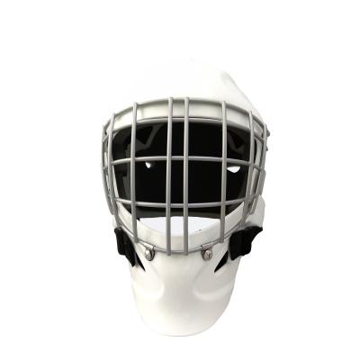 China Safety Protective Head Guard Cat-eye Ice Hockey Goalie Helmet In Multiple Color Glossy Outer Shell Made In China for sale