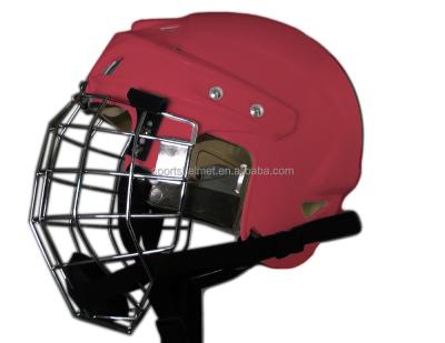 China Hockey Helmet Competitive Advantage NOCSAE Good Quality Injected Mold Design Impact Resistant Open Face Hockey Player Helmet for sale