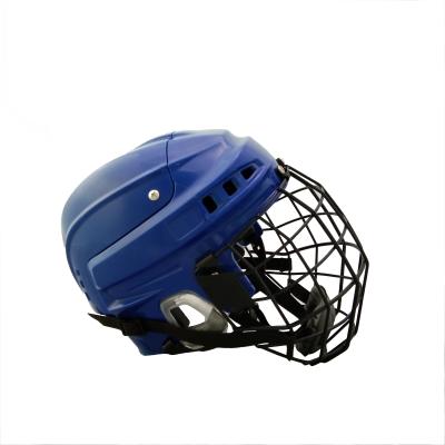 China 2020 New Design Outdoor Activity Hockey Player Helmet With Hockey Cage Full Face Cage for sale