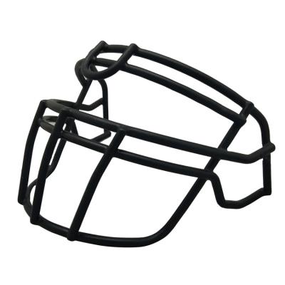 China American Football Helmet Guard Helmet Mental Wire Cages Carbon Steel Face Guard Powder Coating All-Black Football Facemasks for sale