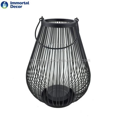 China Home Decoration Wire LED Metal Sconce Lanterns For Home Decor for sale