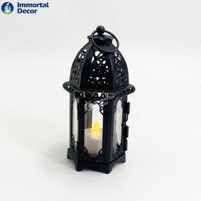 China Home Decoration LED Tealight Metal Lanterns For Promotion Wedding Products for sale