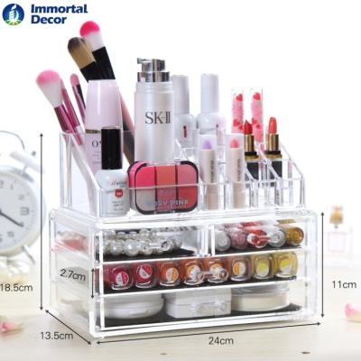 China home decoration acrylic makeup storage box for sale