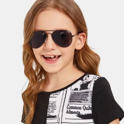 China Fashion sunglasses girls round sunglasses polarized kids shading sunglasses for children 2021 for sale