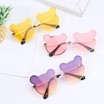 China Fashion Sunglasses Kids Sunglasses Metal Cartoon Kids Support Cute Shape Boys Girls Shades Sun Glasses 2022 for sale