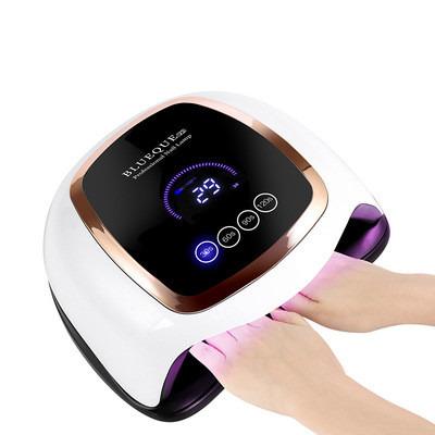 China 168W LCD Touch Screen 42LED Sensor Automatic Quick Dry Nail Machine UV Led Table Lamp Nail Dryer for sale