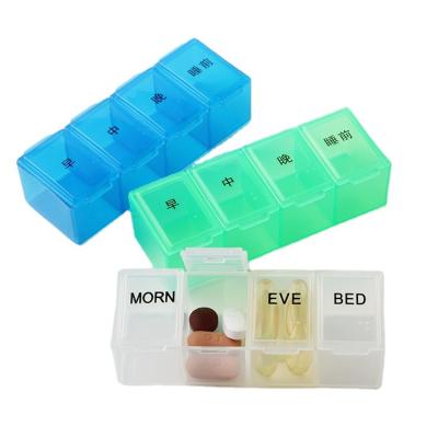 China Weekly Pill Organizer Pill Cutter Eco-Friendly Divider Personalized Portable Medicine Pill Sealed Plastic Eco-Friendly Box for sale