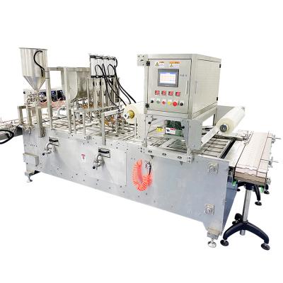 China Automatische Tray-Füllmaschine und Siegelmaschine mit pneumatischem System zu verkaufen