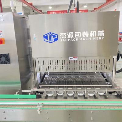 China Maschine zur automatischen Versiegelung von Trays aus Edelstahl mit hoher Versiegelungsfestigkeit zu verkaufen