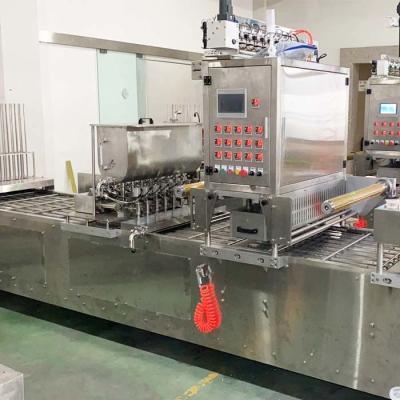 China Meal Tray Packing Machine 3.5kw For Salad Fastfood Container for sale