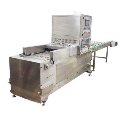 China ATS-2R MAP Tray Sealer System voor gebakken zoete aardappel Aluminium folie doos Te koop