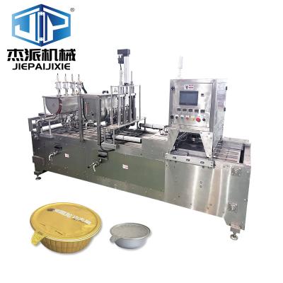 China 4 Heads Automatic Tray Filling Machine 304 Stainless Steel for sale