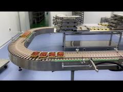 High Capacity filling sealing machine for pre-made food roast chicken tray