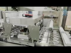 High Capacity Lunch Tray Sealing capping Machine For Rice Pudding Tray Packaging