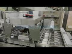 Linear Greek Yogurt hummus tray sealing capping machine for plastic bowl