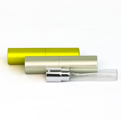 China A Sample Cosmetic Atomizer Perfume Bottle Twist Free Aluminum Foil , Twist Up Refillable Perfume for sale