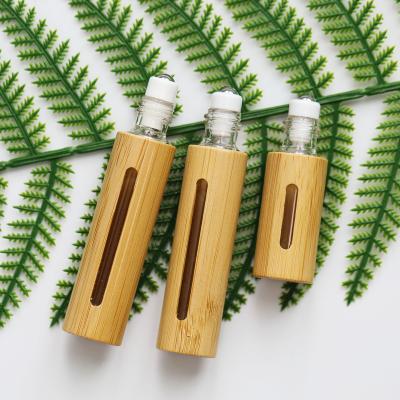 China Factory Price Bamboo Roller Essential Oil Bottle Perfume Bottle Lid,Bamboo Essential Oil Bottle Roller 5Ml for sale