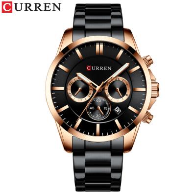 China Auto date curren chronograph custom quartz watches 8358 relogio masculino waterproof watches for men wrist luxury for sale