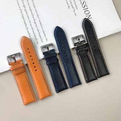 China 2020 38mm 44mm Quick Release Leather Custom Leather Watch Strap For Apple Watch Replacement OEM Apple Genuine Leather Custom Watch Band for sale