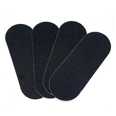 China Black Self-adhesive Self-adhesive Refill Folder Metal Stainless Steel Callus Remover Pedicure Tool Pedicure Pads Replaceable Sandpaper Sandpaper for sale