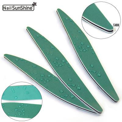 China Custom Nail Folders High Grade Quality Grinding Custom Printing Nail Folder Korea Original Wear-resistant Sandpaper Green Washable Nail Folder for sale