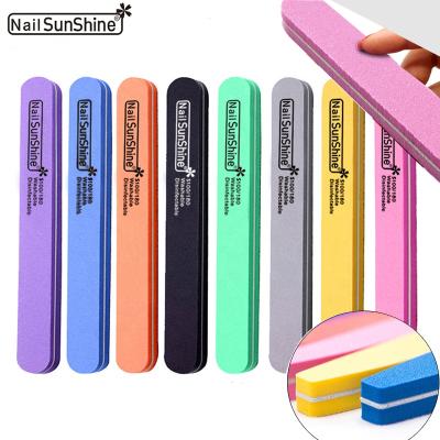 China OEM Professional Custom Printed Sanding Sanding Files Eco-Friendly OEM Private Label Pad Sponge Nail Folder Nail Sunshine for sale