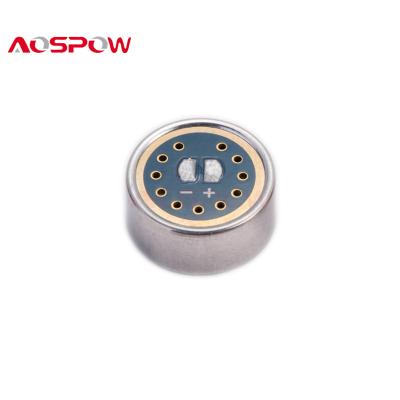 China Unidirectional Microphone Capsule AOSPOW Electret Condenser Microphone 1465 for sale