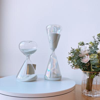 China Wholesale Minimalist Style Sand Design High Borosilicate Hourglass Sand Glass Timer for sale