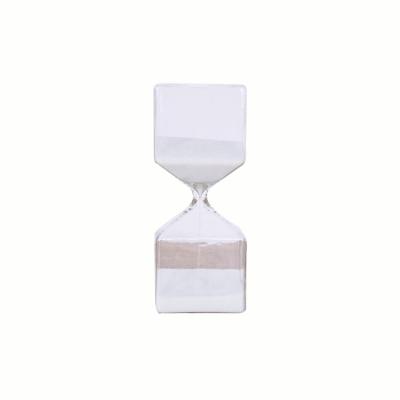 China Wholesale Minimalist Square Sand Style Design High Borosilicate Hourglass Sand Timer Glass Sand for sale