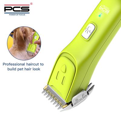 China Viable Wholesale Professional Cat Electric Pet Dog Hair Trimmer Cordless Pet Hair Clipper Cutting Machine for sale