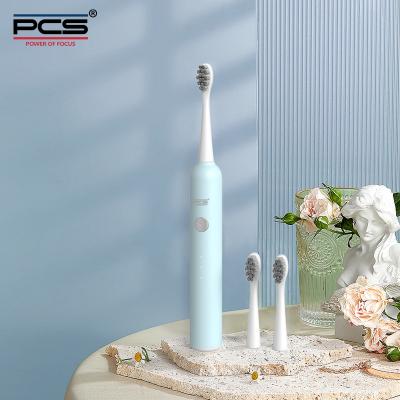 China Battery Operated Replaceable Brush Head Sonic Vibration Adult Electric Toothbrushes Waterproof Manufacturer for sale