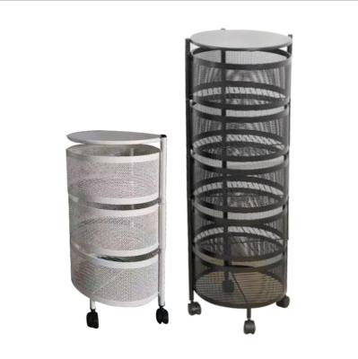 China Sustainable Rack Kitchen Storage Racks Multifunctional Pink Tower Wash Cart Leaf Cleaner For Vegetables for sale