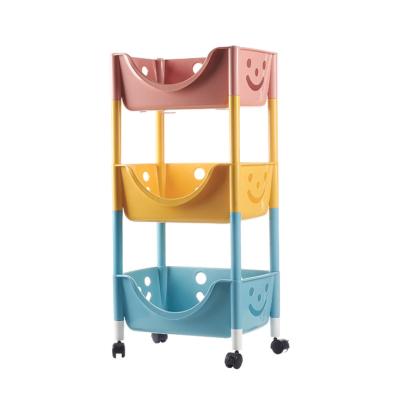 China Modern Indoor Multifunctional Environmental Protection Plastic Storage Children's Toy Cabinet for sale