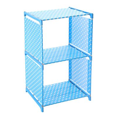 China New modern portable 3-layer stainless steel/4-layer/5-layer/easy DIY plastic shoe assembly rack for sale