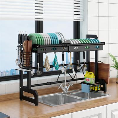 China 2021 Viable Factory Wholesale Multifunctional Kitchen Sink Drainage Rack Retractable Shelf for sale