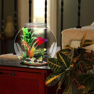 China 1 Gallon Sustainable Plastic Bowl Round , Small Plastic Fish Tank for sale