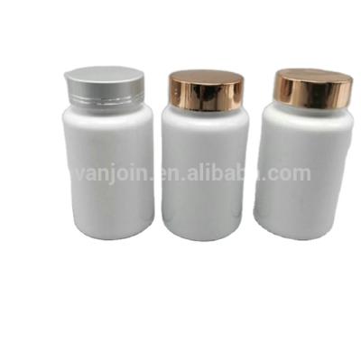 China HDPE 120cc Pharmaceutical Plastic Round Pill Container Pharmaceutical Vitamin Capsules Bottles for sale