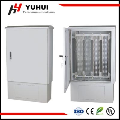 China Fixed in crown module 1200 pair outdoor distribution cabinet, waterproof wall mount distribution box, telephone distribution box for sale