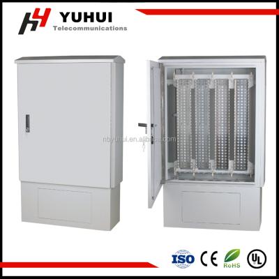 China Fixed in crown module 2400 pair outdoor distribution cabinet, waterproof wall mount distribution cabinet, telephone distribution cabinet for sale