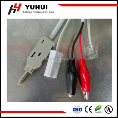 China For Crown Module Telephone Test Cord with UK Modular RJ11 Plug for sale