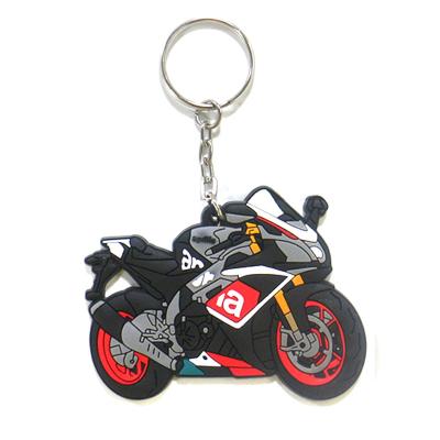 China Each Wholesale Cute Soft PVC Custom Rubber Motorcycle Key Chain 3d PVC Factory Motorcycle Key Chain for sale