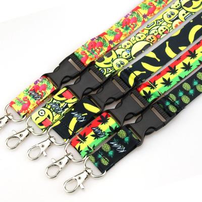 China Eco-Friendly Custom Loose Sublimation Key Chain Lanyards With Logo Custom Polyester Lanyard for sale