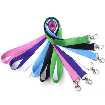 China Eco-friendly Designer Silk Woven Sublimation Neck Custom Printed Anime Key Chain Loose Lanyards With Logo for sale