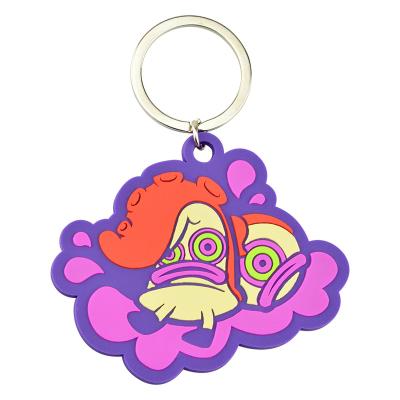 China Each Wholesale Personalized Promotion 2d / 3d Custom PVC Soft Keychains Make Rubber Key Chain With Your Logo for sale