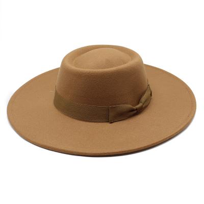 China Ana Media Fedora Hats 100% Brim Party Wholesale Wool Steep Brim Felt Tourtiere Shorts for sale