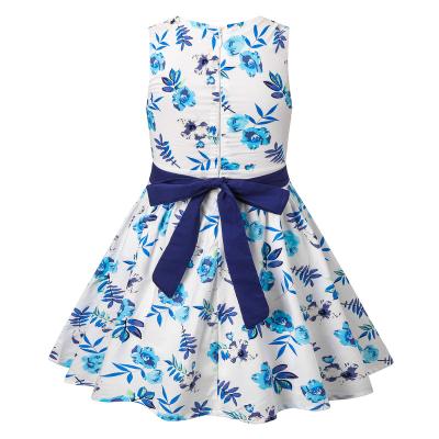 China 2022 Washable Casual Blue Sleeveless Home Wear Girl Dress Bridesmaids Dresses Wholesale for sale